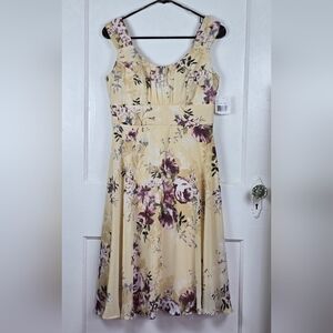 NWT Connected Apparel Floral Dress 4P